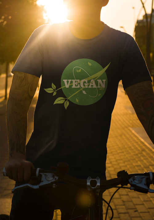 Tričko VEGAN NASA — foto 4