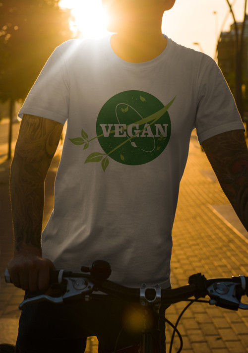 Tričko VEGAN NASA — foto 2