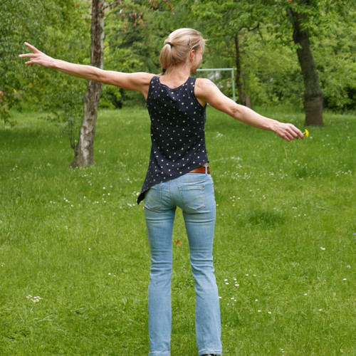 Asymetrické tílko „ASY zlatý srdce“ — foto 2
