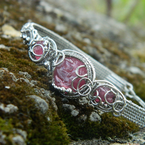 Náramek s rubíny — foto 3