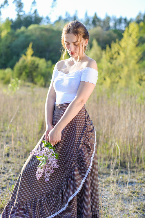 Zavinovacia sukňa Nature — foto 4