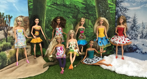 Šaty pro Barbie - “Kolekce Viva Fauna” — foto 2