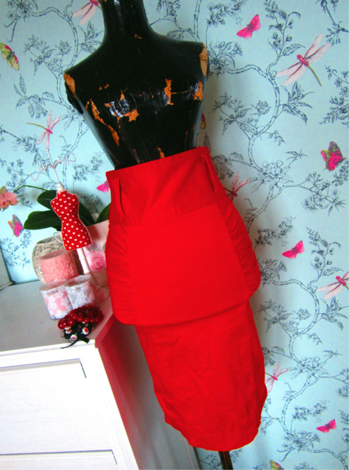 Sukně pencil red — foto 6