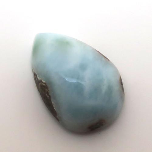 Kabošon larimar kapka 14,3mm — foto 3