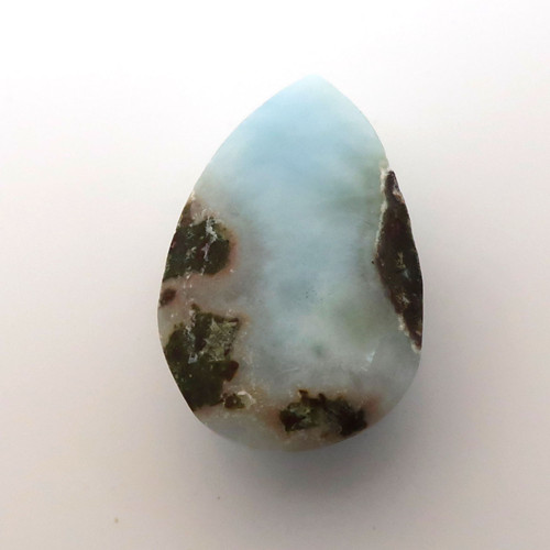 Kabošon larimar kapka 14,3mm — foto 4