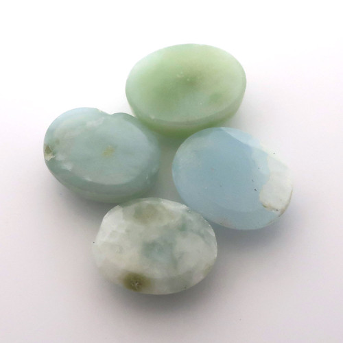 Kabošon larimar ovál 8,8-9,1mm 4ks — foto 4