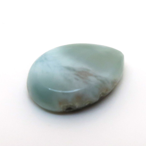Kabošon larimar kapka 14,1mm — foto 2