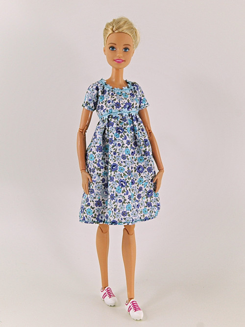 Barbie - Modrokytičkové šaty — foto 2
