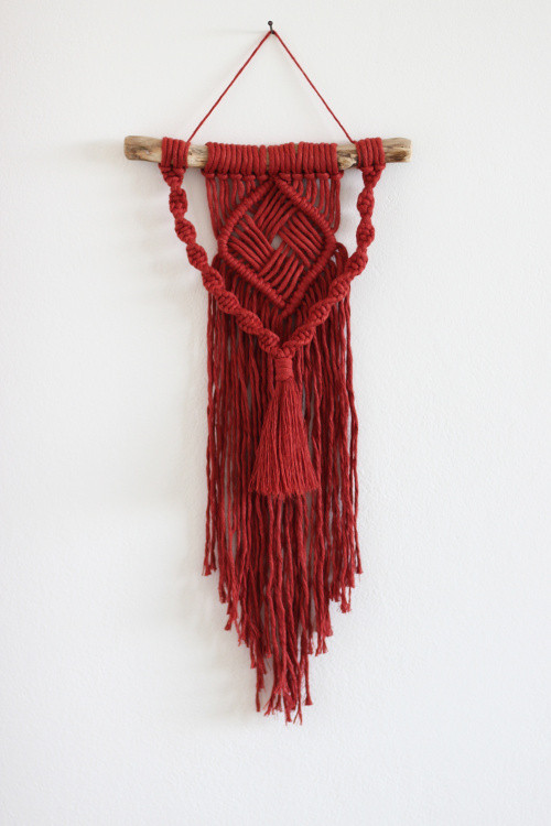 Hnědočervené macramé střední — foto 2