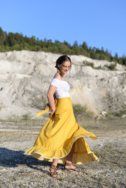Zavinovacia sukňa Sunny — foto 4