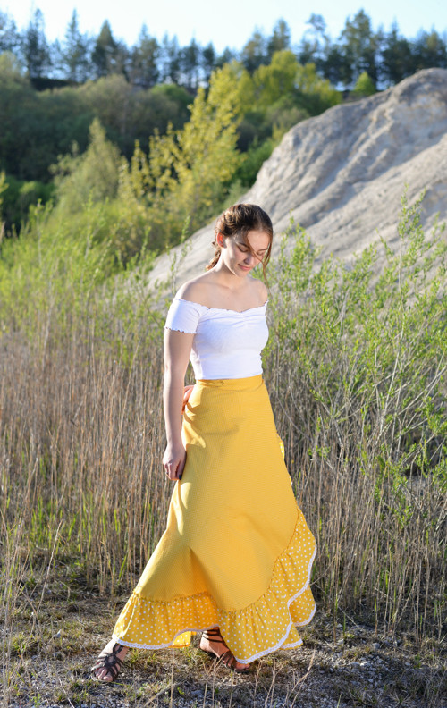 Zavinovacia sukňa Sunny — foto 3