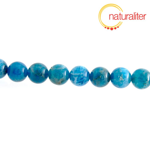 Apatit - korálky 8mm, návlek 39cm — foto 2