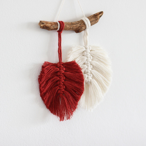 Macramé lístky — foto 2