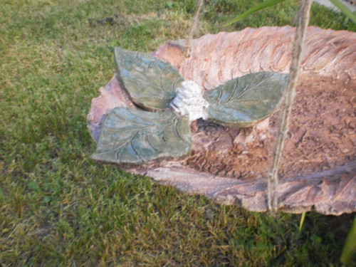 Pítko oválné závěsné s listy — foto 2