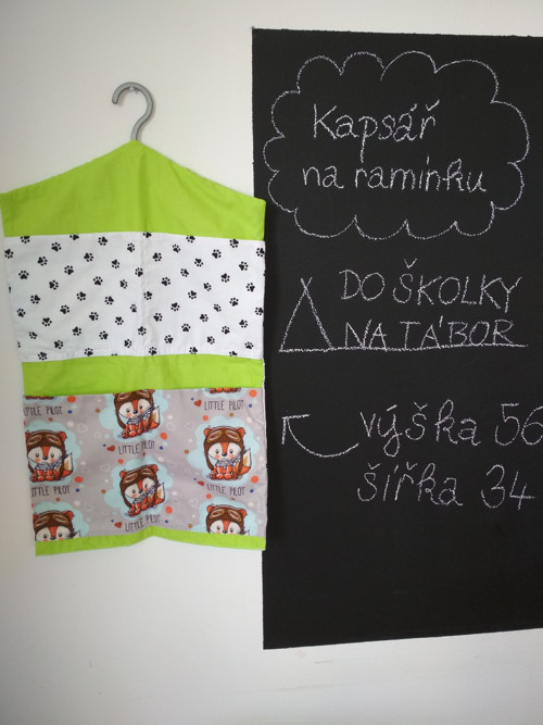 SKLADEM kapsář na ramínko — foto 5