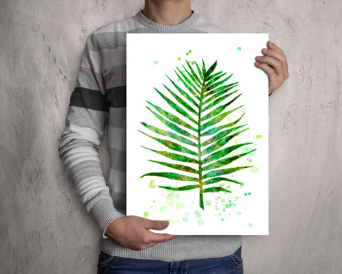 Palmový list - Tisk na grafický papír — foto 3