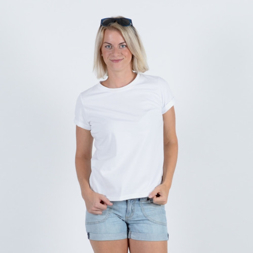Rovné, bavlněné tričko - LARA / bílá, vel. S - XXL — foto 2
