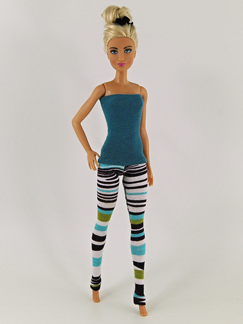 Barbie - Cvičební komplet modrý — foto 3
