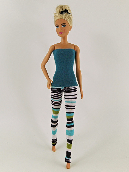 Barbie - Cvičební komplet modrý — foto 2