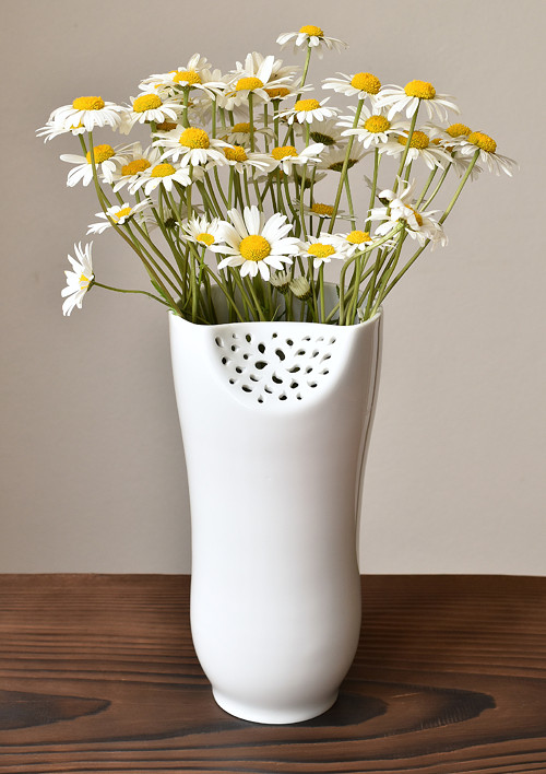 "White Flower" porcelánová váza — foto 4