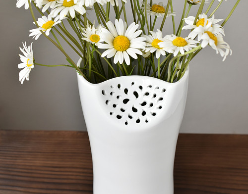 "White Flower" porcelánová váza — foto 2