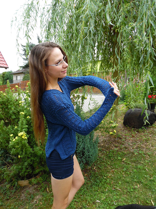 Modrý svetr Riviera — foto 4