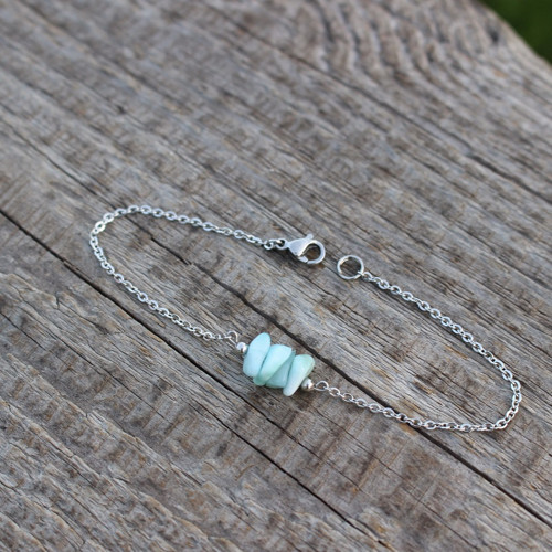 Nari • larimar, nerez. ocel — foto 2