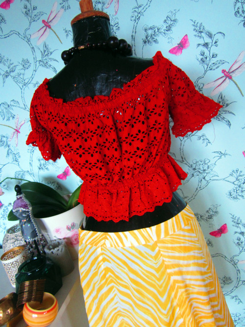 Crop top madeira&skořice — foto 4