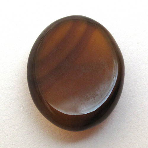 Kabošon hnědý onyx ovál 18,9mm — foto 3
