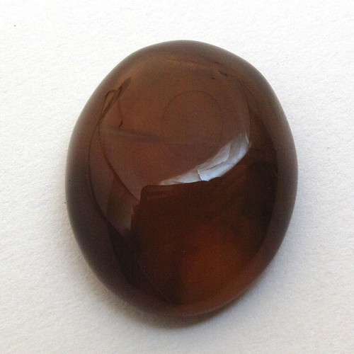Kabošon hnědý onyx ovál 18,9mm — foto 2