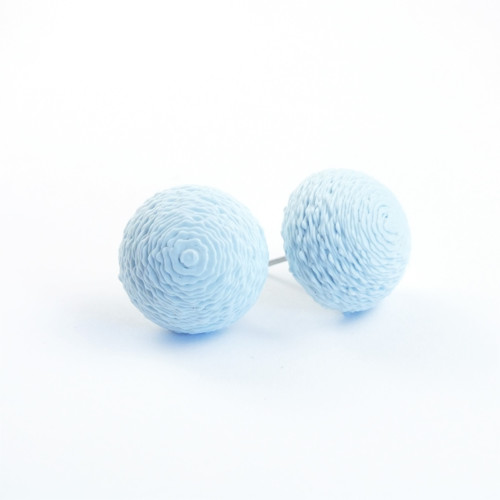 Náušnice bobule baby blue — foto 3