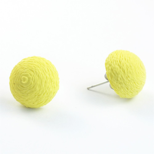 Náušnice bobule sulfur yellow — foto 3