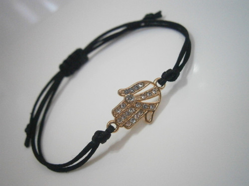 Elegantní náramek *Hamsa - štrasová* — foto 4