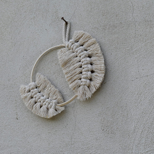 Macramé peříčka na kruhu II. — foto 2