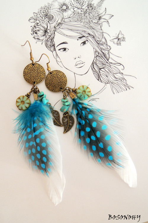 Náušnice "BOHO" I. — foto 4