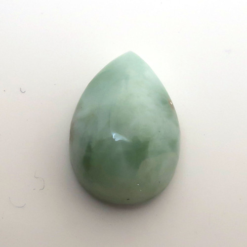 Kabošon larimar kapka 14,1mm — foto 3