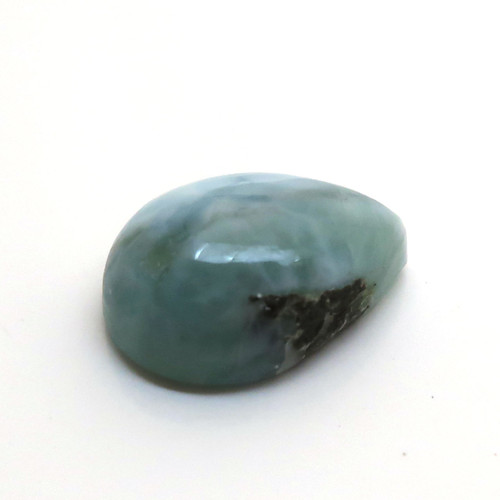 Kabošon larimar kapka 14,0 mm — foto 2