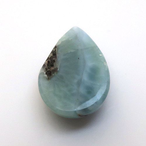 Kabošon larimar kapka 14,0 mm — foto 4