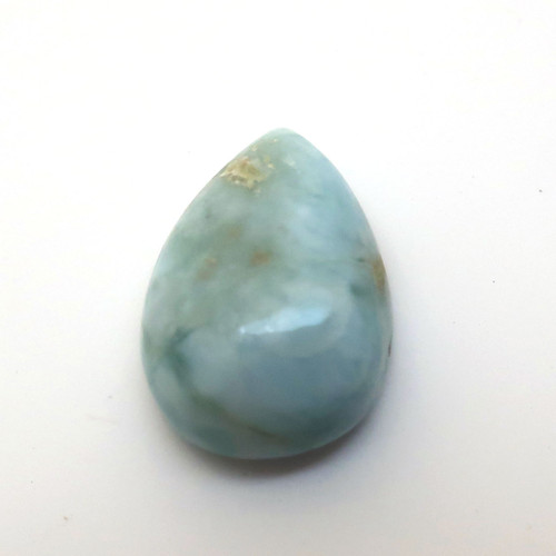 Kabošon larimar kapka 13,2mm — foto 3