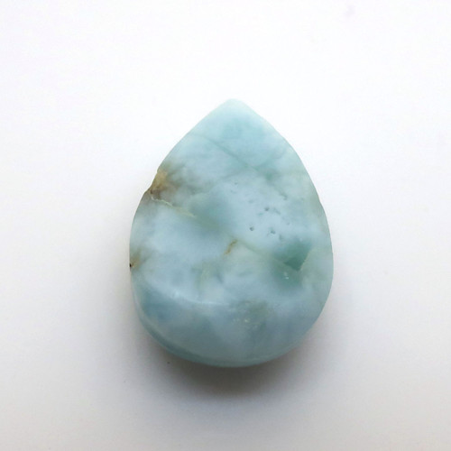 Kabošon larimar kapka 13,2mm — foto 4