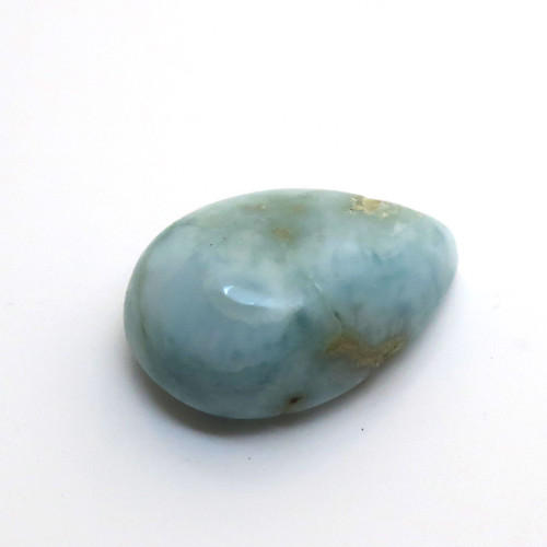 Kabošon larimar kapka 13,2mm — foto 2