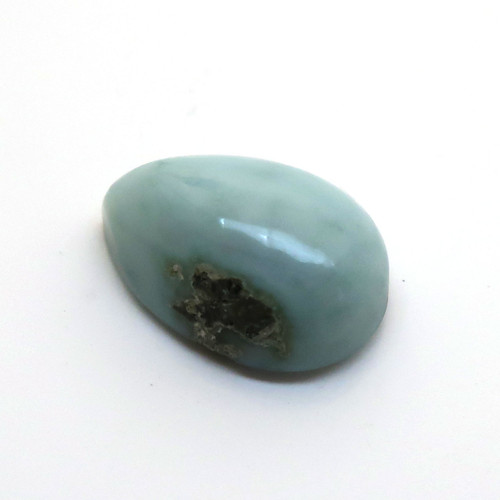 Kabošon larimar kapka 13,3mm — foto 2