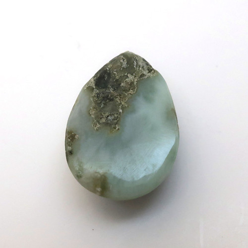 Kabošon larimar kapka 13,6mm — foto 4
