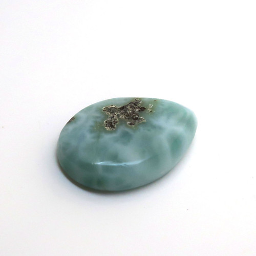 Kabošon larimar kapka 15,6mm — foto 2
