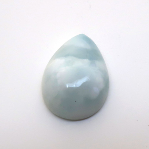 Kabošon larimar kapka 16,6mm — foto 3