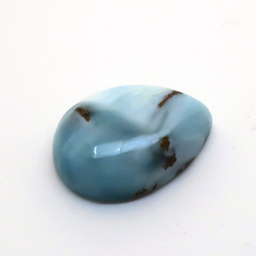 Kabošon larimar kapka 14,3mm — foto 2