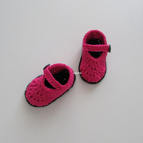 Háčkované botičky (10 cm) — foto 3