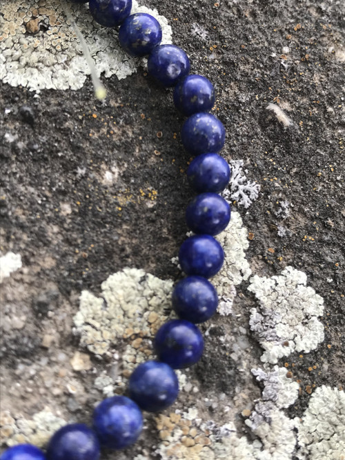 Lapis lazuli s andělem, náramek — foto 3