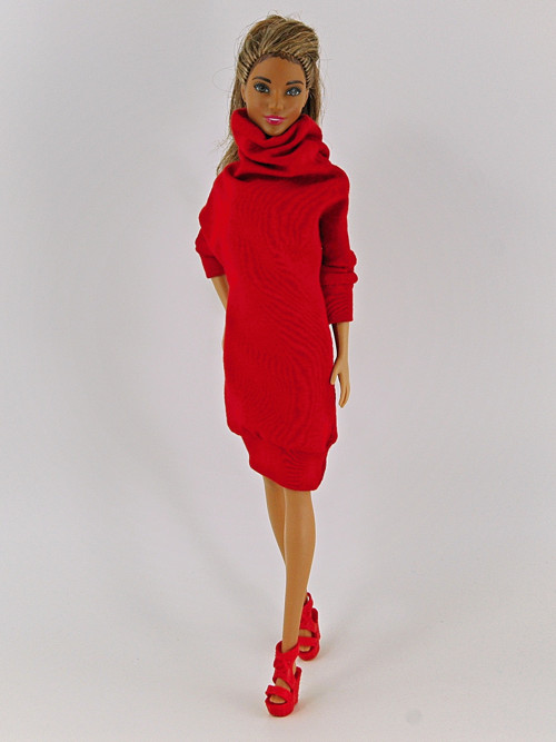 Barbie - Rolákošaty červené — foto 2