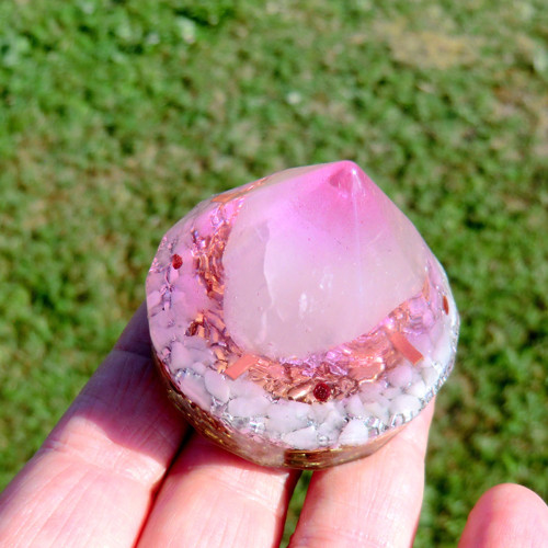 Orgonit Diamant *Růženínový*EX* Láska 4.Čakra — foto 6
